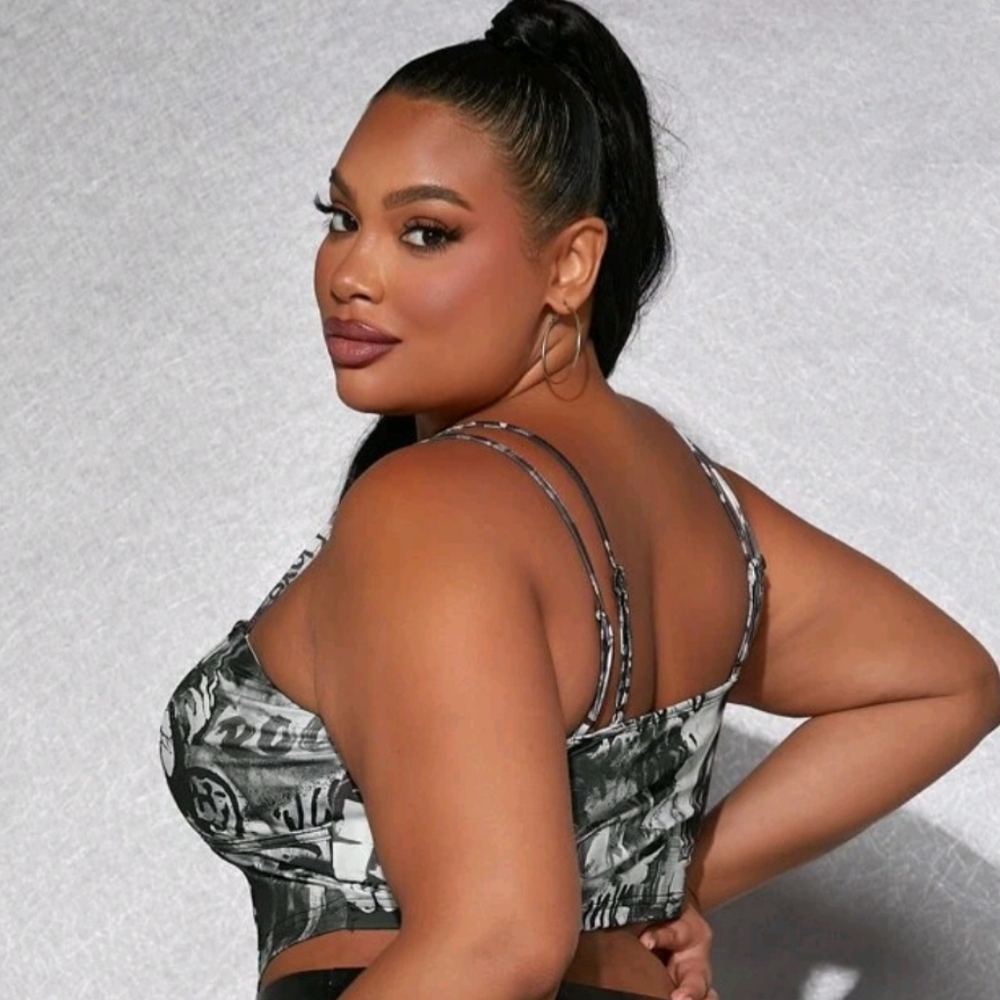 SHEIN SXY Cami Crop - Picture 3 of 4
